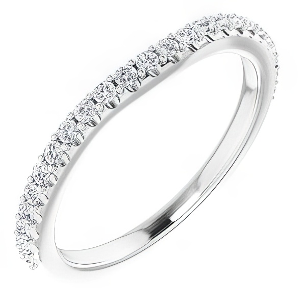 Matching Band For Halo Engagement Ring