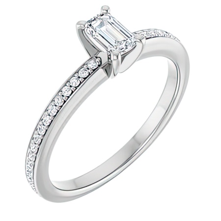 Accented Engagement Ring